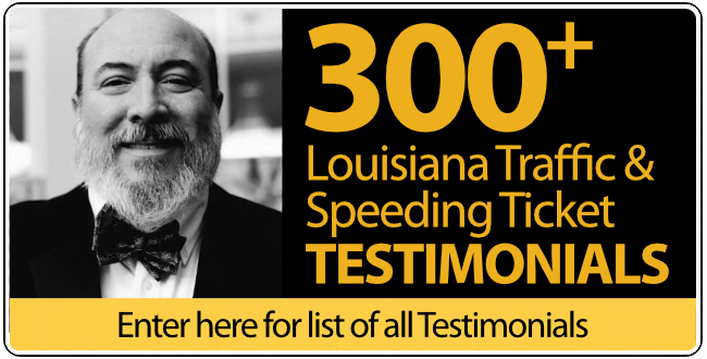 300+ testimonials for Paul Massa Louisiana Traffic and Speeding Ticket lawyer graphic